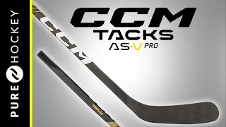 CCM Tacks ASV Pro Hockey Stick  Product Review [upl. by Erehc87]