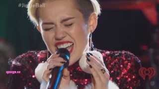 Miley Cyrus  Wrecking Ball Live At Z100s Jingle Ball 2013 [upl. by Peterman]