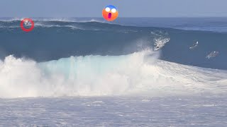 Heavy Solid Pipeline Surfing Hawaii northshore bigwaves surf wsl surfing bigwaves huge [upl. by Season]