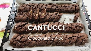 CANTUCCI cioccolato e noci [upl. by Sirhc]