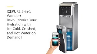 ICEPURE 5in1 Wonder Revolutionize Your Hydration with IceCold Crushed and Hot Water on Demand [upl. by Ennaul]