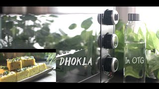 Simple Besan Dhokla in Toaster Oven using Prestige POTG 20RC OTG [upl. by Idnew75]