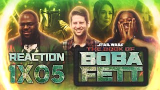 Book of Boba Fett  1x5 Return of the Mandalorian  Group Reaction [upl. by Ardnak]