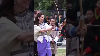 Kate Middleton Playing Archery with Prince William [upl. by Aliek]