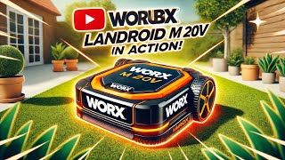 WORX Landroid M 20 V Power Share robotic lawnmower [upl. by Adnoluy]