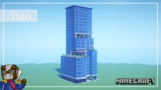 Minecraft  Comment Construire une Tour Moderne Réaliste  Tutoriel Facile [upl. by Lodi]