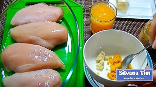 Como hacer PECHUGAS de POLLO a la NARANJA al Horno Silvana tim Recetas caseras [upl. by Lias]