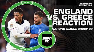 Greece gave England a good battering  Craig Burley on loss in Nations League Group B2  ESPN FC [upl. by Diskin989]