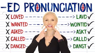 ED pronunciation  t d or id pronounce PERFECTLY every time  Free PDF amp Quiz [upl. by Adnical]