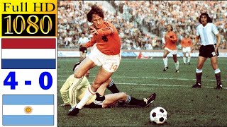 Netherlands 40 Argentina world cup 1974  Full highlight  1080p HD  Ruud Krol  Johan Cruyff [upl. by Bailey736]