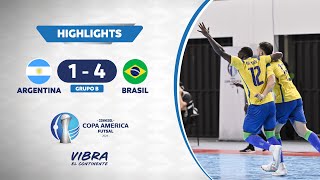 CA FUTSAL 2024  ARGENTINA 1  4 BRASIL  HIGHLIGHTS [upl. by Otnas2]