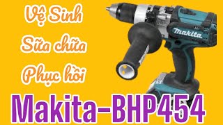 Vệ Sinh Sữa Chữa Phục Hồi Máy Khoan Makita BHP454 [upl. by Donelle]