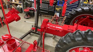 Farmall quotPreparation Hquot Project Episode 10 Spraying Paint Batch 2 amp Burning Questions Answered [upl. by Esiled]