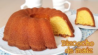 Bizcocho de maíz sin gluten y sin lactosa  Mi tarta preferida [upl. by Panta514]