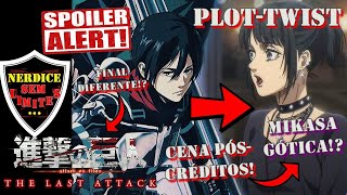 MIKASA VIROU GÓTICA CENA PÓSCRÉDITOS de ATTACK ON TITAN THE LAST ATTACK Comentada [upl. by Iretak]