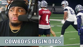 ✭ Takeaways amp Observations from Cowboys OTAs Day 1 [upl. by Rondi]