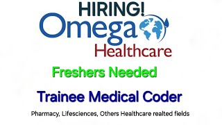 Freshers Medical Coder  OmegaHealthcare  Trainee Medical Coder [upl. by Elcarim968]