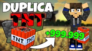 ✅COMO HACER un DUPLICADOR de TNT en 1 MINUTO Tutorial Minecraft 121  120  119  118 [upl. by Relyt]