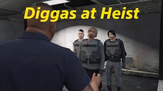 GTAV Cluckin Bell Heist Playthrough 3 members [upl. by Zoi513]