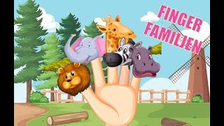 FINGER FAMILJEN 🐘🦒🦁🦓 [upl. by Older]