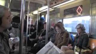 No Pants Subway Ride in NYC 2010 [upl. by Acinnej]