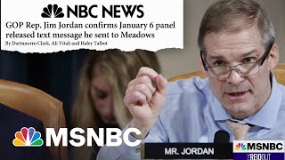 Legal Expert Believes Jim Jordan Text To Mark Meadows Probable Cause For Criminal Charge [upl. by Noda]