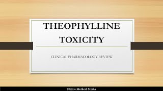 Theophylline toxicity [upl. by Nosyk]