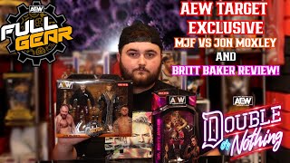 AEW TARGET PPV EXCLUSIVE MJF VS JON MOXLEY amp BRITT BAKER FIGURE REVIEW [upl. by Carlynn]