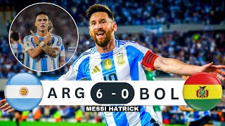 Argentina x Bolivia  6  0  Extended Highlights And Goals  World Cup Qualifier 2026 [upl. by Enileuqcaj]