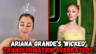 ariana grande unrecognizable getting glindas crown fitted two years ago in throwback from wicked [upl. by Mellen780]