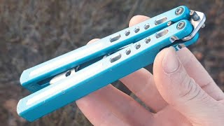 Flipping Version One Barfly Balisong [upl. by Langdon]