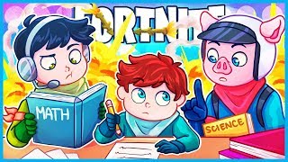 Fortnite but we help an 11 year old with his homework [upl. by Brittni841]