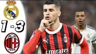 Real Madrid vs AC Milan 13 All Goals amp full Highlights2024 football championsleague [upl. by Leinto]