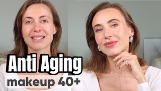 Anti Aging makeup over 40  Special Tips amp Products from Pro  Mature skin makeup  Youthful makeup [upl. by Dareen]