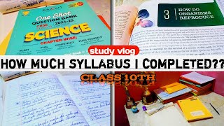 how much syllabus I completed  study vlog class 10 cbse board students  Aditya Kumar [upl. by Elder847]