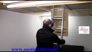 Spacemaker discounted two section DIY loft ladder [upl. by Brasca]