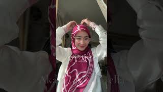 Tutorial bawal akaar collection by hannavella code Fuchsia 2024 tutorialhijab tutorialbawal [upl. by Neladgam]