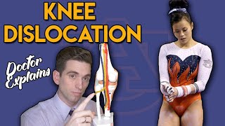 Auburn Gymnast KNEE DISLOCATION  Doctor Explains [upl. by Girish]