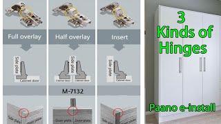 How to install concealed hinges on Cabinet doors [upl. by Agnella]