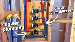 DIY Shower  Plumbing [upl. by Anaic]