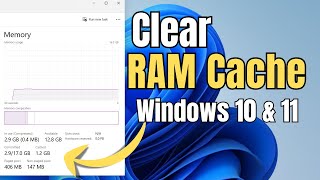 How to Clear RAM Cache in Windows 1011 [upl. by Cioban190]