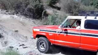 Vintage Full Size Jeep firstyear Cherokee offroad [upl. by Midas663]