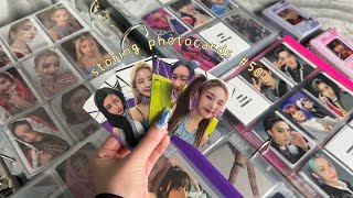 Storing New Photocards In My Binders 50 [upl. by Naryb]