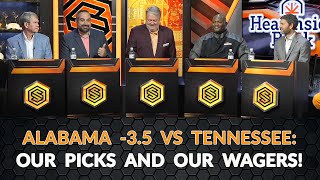 ALABAMA 35 VS TENNESSEE OUR PICKS AND OUR WAGERS [upl. by Annabel]