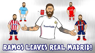 👋Ramos leaves Real Madrid👋 PSG Man Utd Barca Man City Transfer Gossip Press Conference [upl. by Yoreel266]