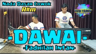 Dawai  Fadhilah intan karaoke nada cowok Am Bajidor [upl. by Noit358]