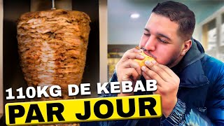 IL VEND PLUS DE 110KG DE KEBAB PAR JOUR  Kremlin bicetre [upl. by Nynahs]