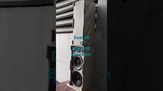 Dual d8 and dual 10 Bluetooth box speaker [upl. by Tobie435]