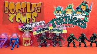 Bootleg Zones Your Heroes in Action Turtles Warriors Bootleg Figure Review [upl. by Ettesus]