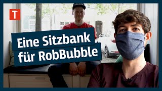 Nerdy Timber baut Sitzbank aus Holz für RobBubble [upl. by Analem]